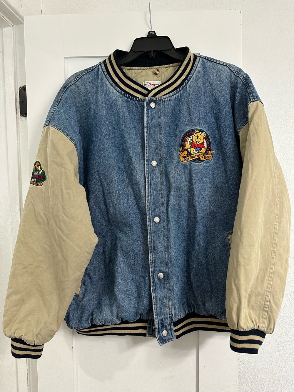 Pre-Owned vintage 90s Disney Winnie the Pooh denim jacket XXL